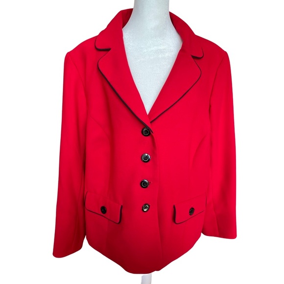Jones New York Jackets & Blazers - Jones New York red blazer 18W